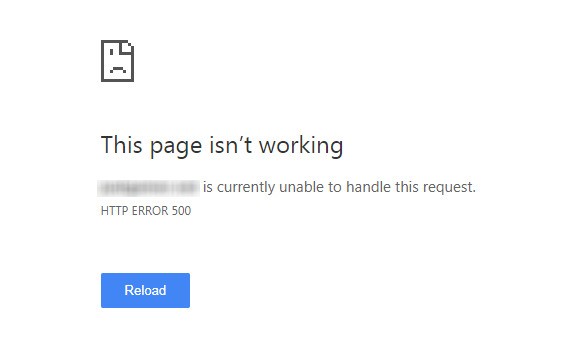 500 Internal server error